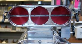 4005 Bugcatcher Partial with 8 optional  Injectors. TPS,  HIDDEN  Billet Plate